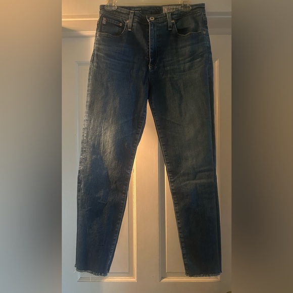 AG- The Isabelle high -rise straight crop jeans Size 29 - Picture 3 of 7